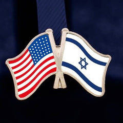 United States and Israel Friendship Lapel Pin
