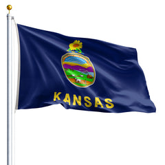 Kansas State Flag - Made in USA - Nylon Outdoor