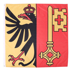 Geneva Swiss Canton Flag – Made in USA | Square Format