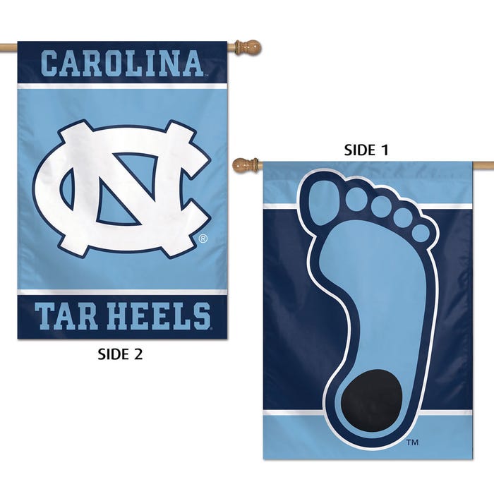 North Carolina Tar Heels 28x40 double-sided house flag
