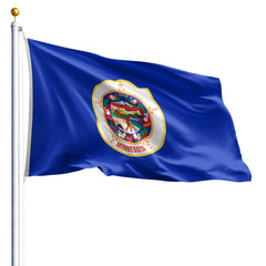 Old Minnesota State Flag Nylon Outdoor Made in USA