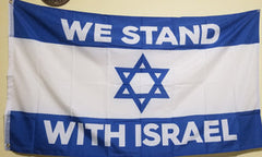 We Stand With Israel Flag 3x5 ft.
