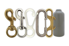 Solid Brass Double Snap