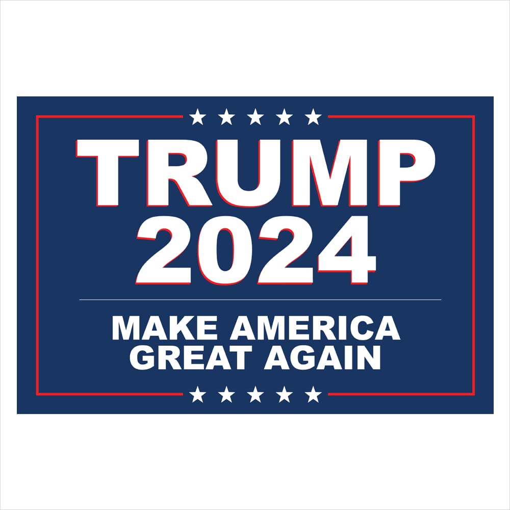 Trump 2024 Make America Great Again Blue Nylon Made in USA