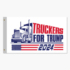 Truckers for Trump Flag - Made in USA