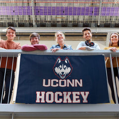 UCONN HUSKIES FLAG - DELUXE 3x5 Made in USA