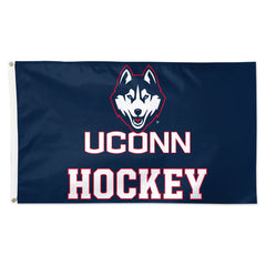 UCONN HUSKIES FLAG - DELUXE 3x5 Made in USA