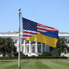 USA Ukraine Friendship Flag - Made in USA