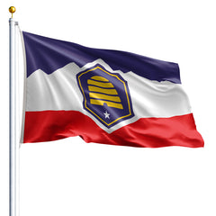 2023 Utah Flag - Made in USA - Nylon Outdoor