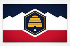 Utah Flag Beehive Flag Nylon Economical