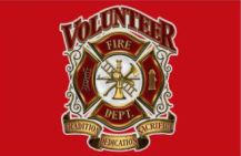 Volunteer Firefighter Flag - Made in USA