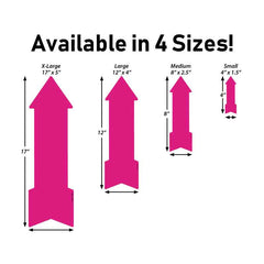 Christmas Novelty Arrow Sticker Decal