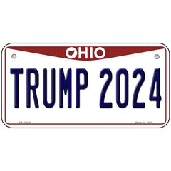 Trump 2024 Ohio Metal License Plate