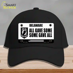 Delaware POW MIA Some Gave All Novelty License Plate Hat Cotton / Black
