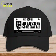 Missouri POW MIA Some Gave All Novelty License Plate Hat Cotton / Black