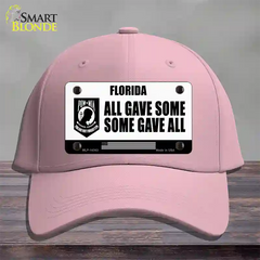 Florida POW MIA Some Gave All Novelty License Plate Hat Cotton / Pink
