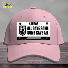 Kansas POW MIA Some Gave All Novelty License Plate Hat Cotton / Pink