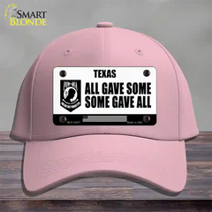 Texas POW MIA Some Gave All Novelty License Plate Hat Cotton / Pink