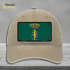 Special Forces Novelty License Plate Hat Unconstructed Cotton / Khaki