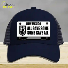 New Mexico POW MIA Some Gave All Novelty License Plate Hat Mesh / Navy