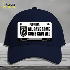 Florida POW MIA Some Gave All Novelty License Plate Hat Cotton / Navy