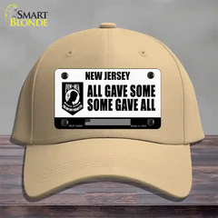 New Jersey POW MIA Some Gave All Novelty License Plate Hat Cotton / Khaki