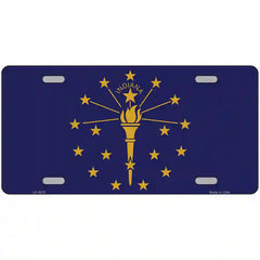 Indiana State Flag Metal License Plate 24" x 12" (LLP)