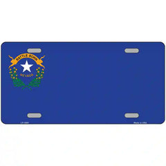 Nevada State Flag Metal License Plate 24" x 12" (LLP)