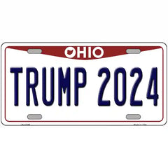 Trump 2024 Ohio Metal License Plate