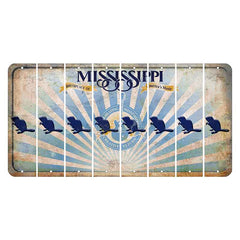 Mississippi Creative Culture Cut License Plate Strips (Set of 8)