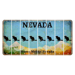 Nevada Home Means Nevada Cut License Plate Strips (Set of 8)