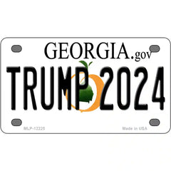 Trump 2024 Georgia Metal License Plate