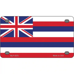 Hawaii Flag State Flag Metal License Plate 4" x 2.2" (MLP)