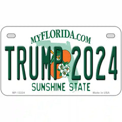 Trump 2024 Florida Metal License Plate