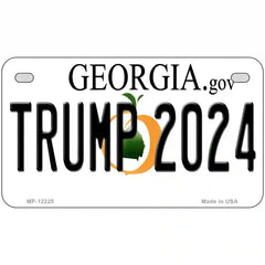 Trump 2024 Georgia Metal License Plate