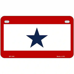 Blue Star One Metal Novelty License Plate 7" x 4" (MP)