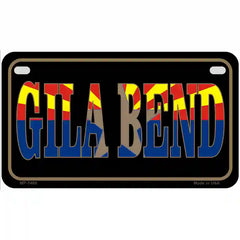 Gila Bend Arizona State Flag Metal License Plate 7" x 4" (MP)