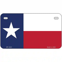Texas State Flag Metal License Plate 7" x 4" (MP)