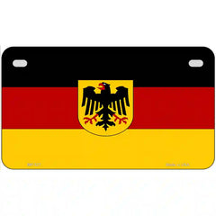 Germany State Flag Metal License Plate 7" x 4" (MP)