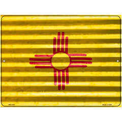 New Mexico Flag Novelty Parking Sign 4.5" x 6" (PM)