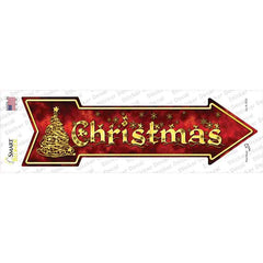 Christmas Novelty Arrow Sticker Decal Small