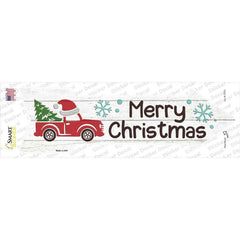 Merry Christmas Truck Hat Novelty Arrow Sticker Decal Small