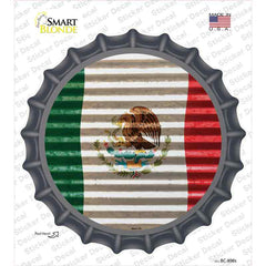Mexico Flag Novelty Bottle Cap Sticker Decal Small