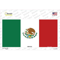 Plain Mexico Flag Novelty Sticker Decal Small
