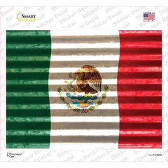 Mexico Flag Novelty Rectangle Sticker Decal Small