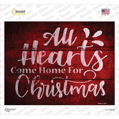 Come Home For Christmas Novelty Rectangle Sticker Decal Small