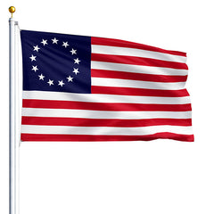 Betsy Ross Flag Sewn Embroidered Flag Made in USA