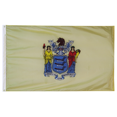New Jersey Flag Nylon Outdoor Made in USA