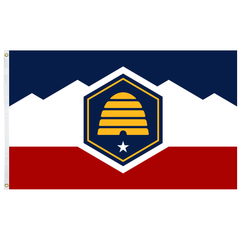 2023 Utah Flag - Made in USA - Nylon Outdoor