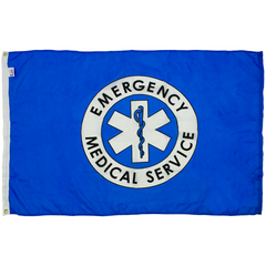Emergency Medical Services Flag Nylon Outdoor Made in USA